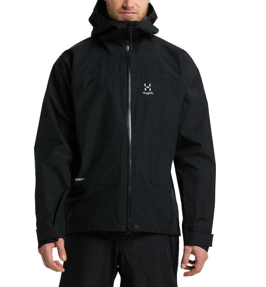 Ved en fejltagelse eftertænksom Mig selv Haglöfs Spire Alpine Gtx Jacket Herre True Black - Jakt og Fjellsport