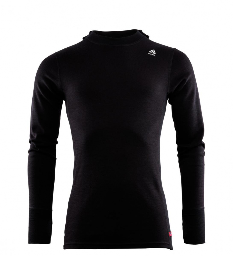 Aclima warmwool hood sweater herre sales